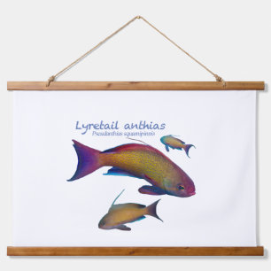 colourful Reef Fish Hanging Tapestry