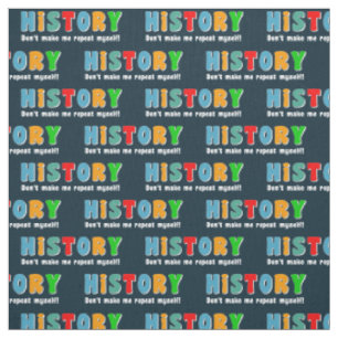 Colourful Repeat History Fabric