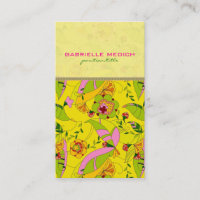 Colourful Retro Art Deco Floral Collage