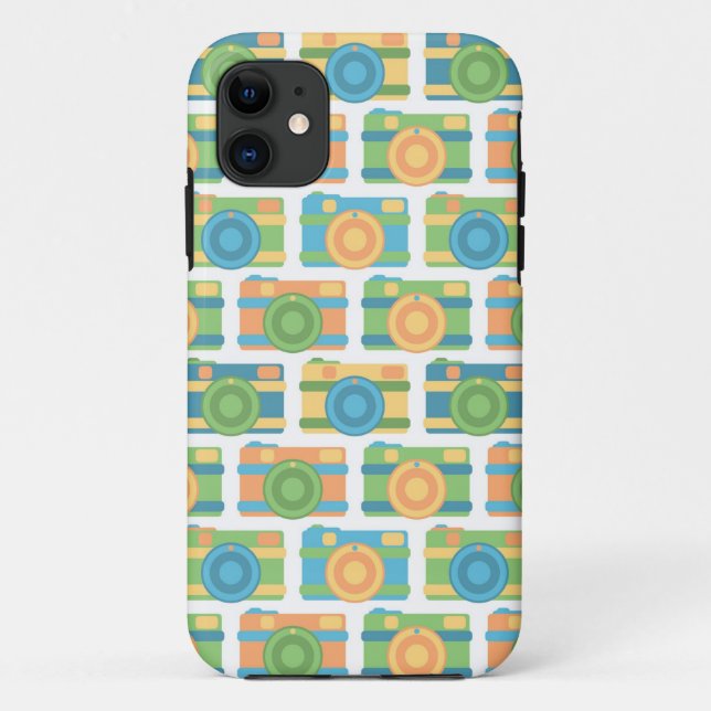 "Colourful Retro Cameras" iPhone 5/5S Case (Back)