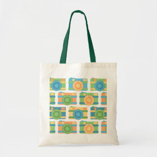 "Colourful Retro Cameras" Tote Bag