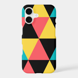 Colourful, retro cheerful geometric graphic patter