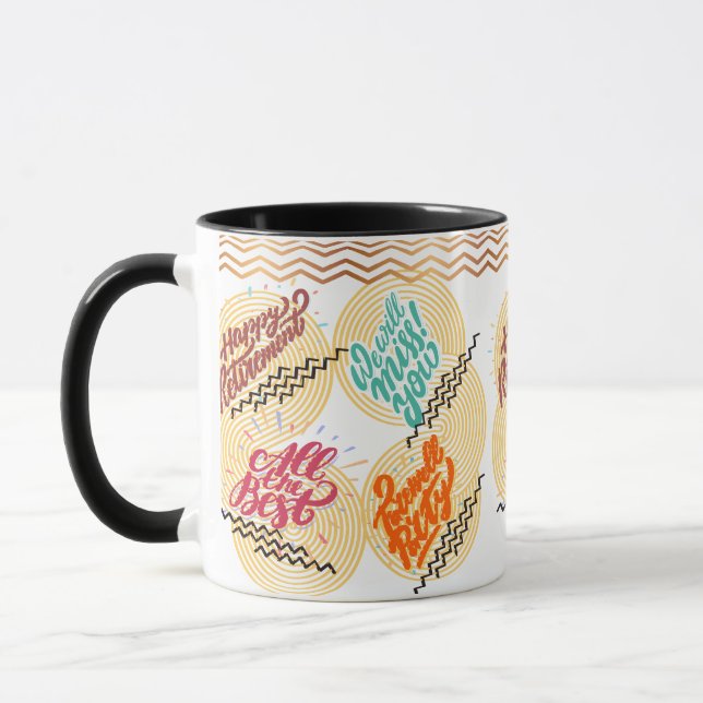   Colourful Retro Cookie Gift Cup for Appreciation (Left)