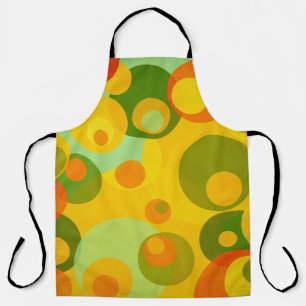 Colourful Retro Design Apron