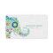 Colourful Retro Floral Elephant & White Damasks