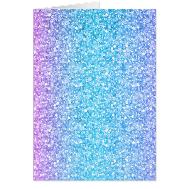 Colourful Retro Glitter And Sparkles (Front)