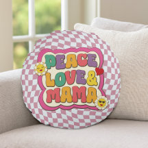 Colourful Retro Groovy Mum Quote Typography Hippie