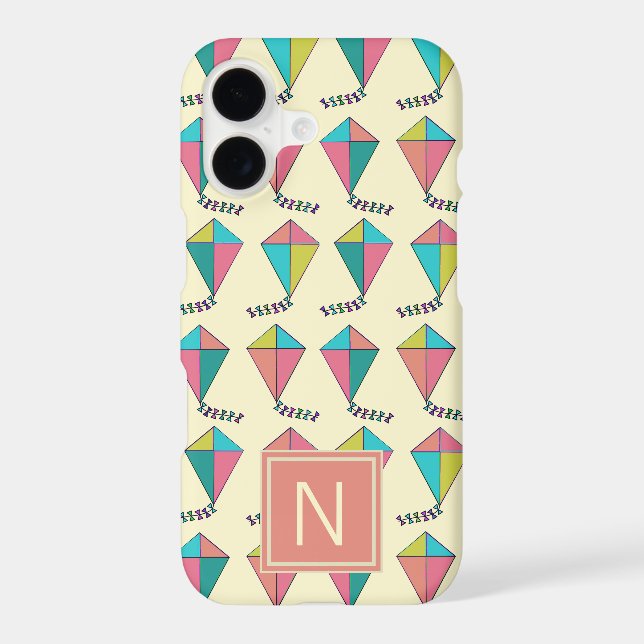 Colourful Retro Kite Pattern (Back)