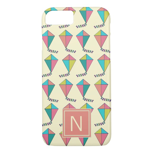 Colourful Retro Kite Pattern Case-Mate iPhone Case (Back)