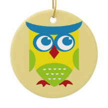 Colourful Retro Owl