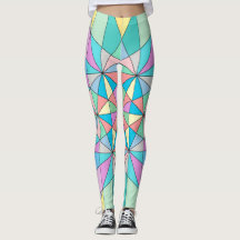 Colourful retro Pastel Mosaic Triangle Star Patter
