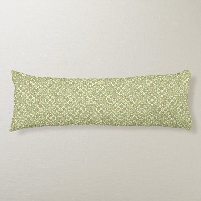 Colourful retro pattern background 2 body cushion (Front)