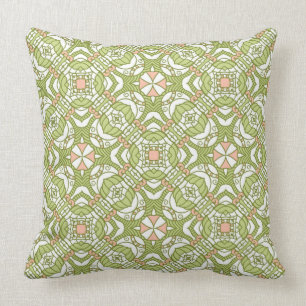 Colourful retro pattern background 2 cushion