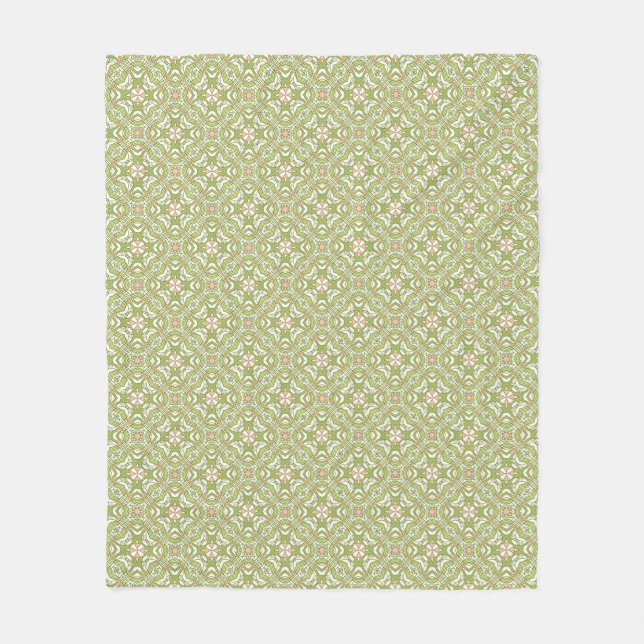 Colourful retro pattern background 2 fleece blanket (Front)