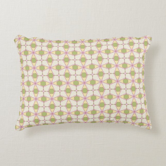 Colourful retro pattern background 3 decorative cushion (Front)