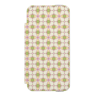 Colourful retro pattern background 3 incipio watson™ iPhone 5 wallet case