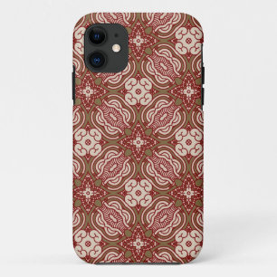 Colourful retro pattern background 4 iPhone 11 case