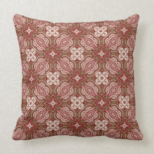 Colourful retro pattern background 4 cushion