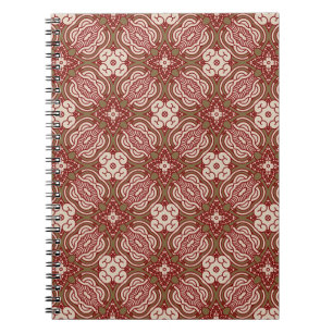 Colourful retro pattern background 4 notebook