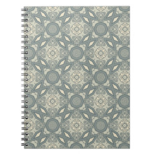 Colourful retro pattern background 5 notebook