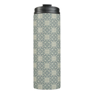 Colourful retro pattern background 5 thermal tumbler