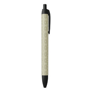 Colourful retro pattern background 6 black ink pen
