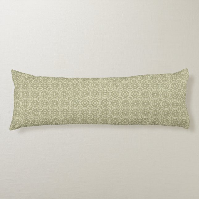 Colourful retro pattern background 6 body cushion (Front)