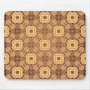 Colourful retro pattern background mouse pad
