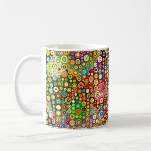 Colourful Retro Spots + your idea Coffee Mug