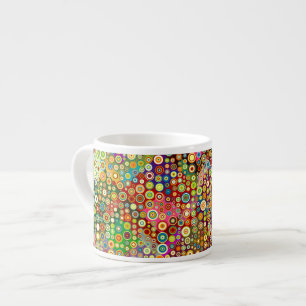 Colourful Retro Spots + your idea Espresso Cup