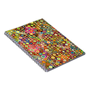 Colourful Retro Spots + your idea Notebook