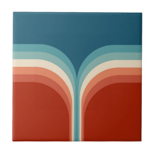 Colourful Retro style double arch decoration Ceramic Tile