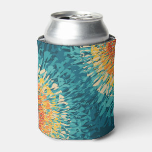 Colourful retro style solar flare  can cooler