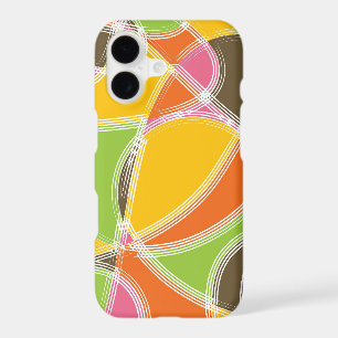 Colourful Retro Summer Groovy Mod Pattern Case