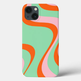 Colourful Retro Swirl Groovy Y2K Pattern  iPhone 13 Case