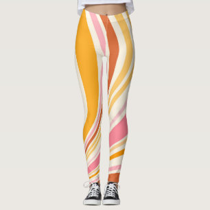 Colourful retro vibes leggings