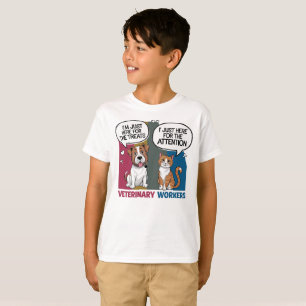 Colourful Retro Vintage Veterinary gift T-Shirt 