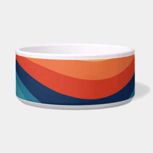 Colourful Retro Waves Vintage