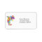 Colourful Return Address Labels