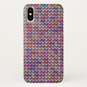 Colourful Rhinestone iPhone X Case