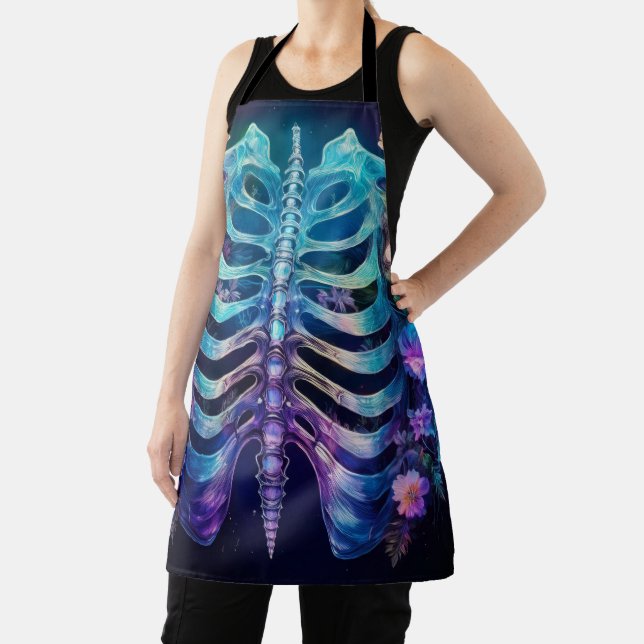 Colourful Rib Cage Design Apron (Insitu)