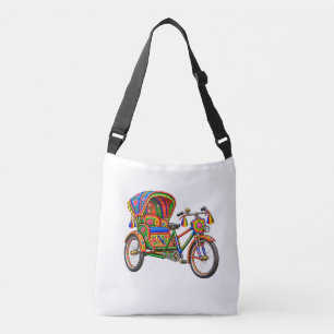 Colourful Rickshaw Art — Bengali Crossbody Bag