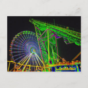 Colourful Rides Postcard