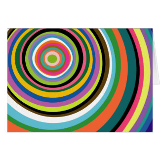 Colourful Rings Card