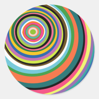 Colourful Rings Sticker