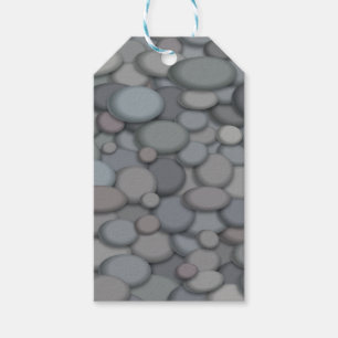 Colourful River Rock Pebbles Art Gift Tags