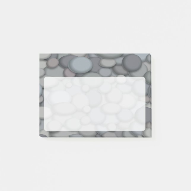 Colourful River Rock Pebbles Art Post-it Notes (Front)