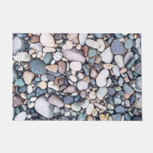 Colourful River Rocks Indoor Outdoor Door Mat