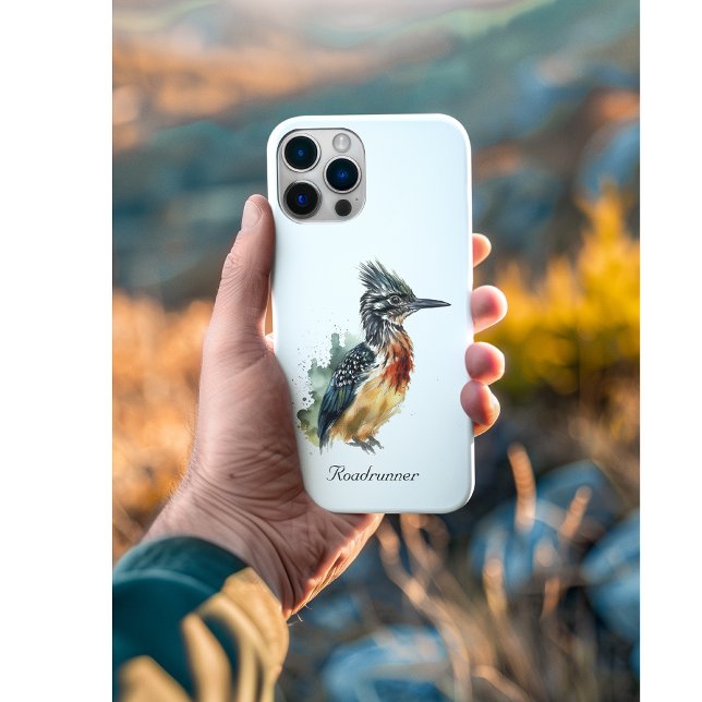 Colourful Roadrunner in water colour Case-Mate iPhone Case (Creator Uploaded)