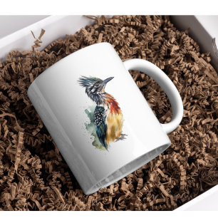 Colourful Roadrunner in watercolor Coffee Mug